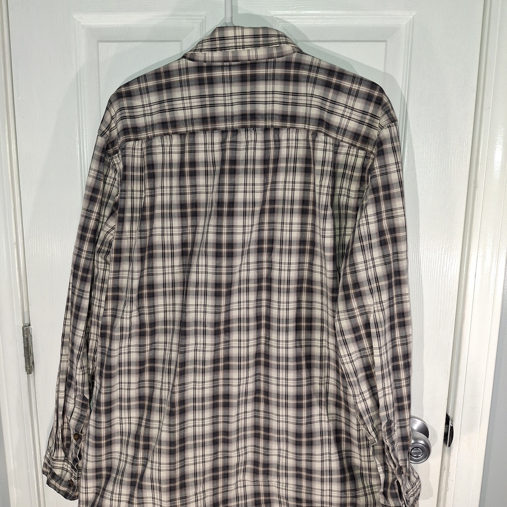 Carhartt Relaxed Fit Plaid Long Sleeve Button Down Shirt XL - Picture 4 of 4